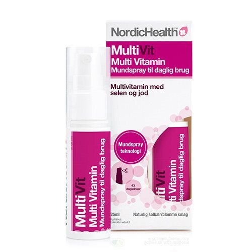 Nordichealth Multi Vitamin Mund Spray  25ml