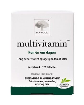 Multivitamin New Nordic   120 Tabletter