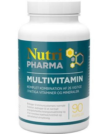 Nutripharma Multivitamin   90 Kapsler
