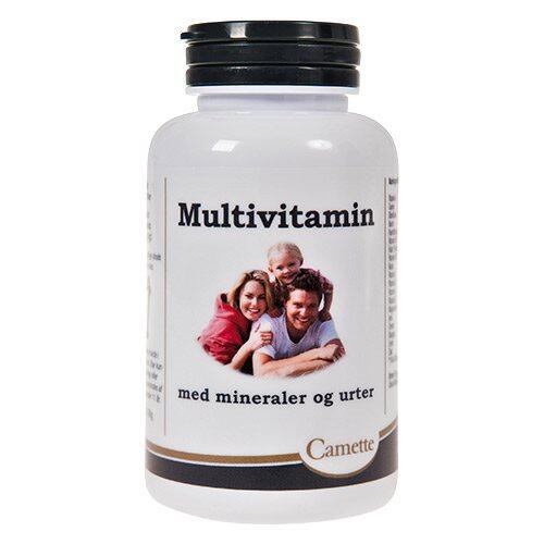 Camette Multivitamin Med Mineraler  120tab