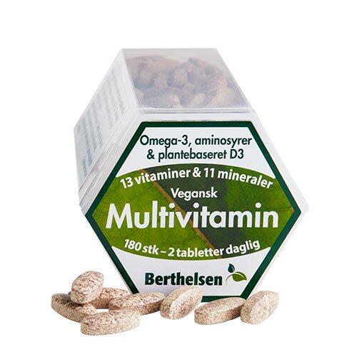 Berthelsen Multivitamin Vegansk  180tab