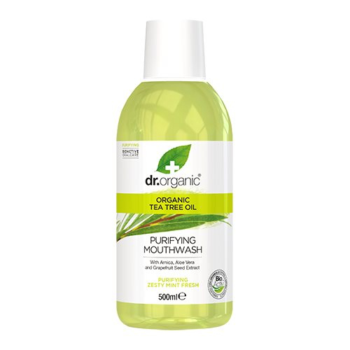 Dr  Organic Mundskyl Tea Tree 500 Ml