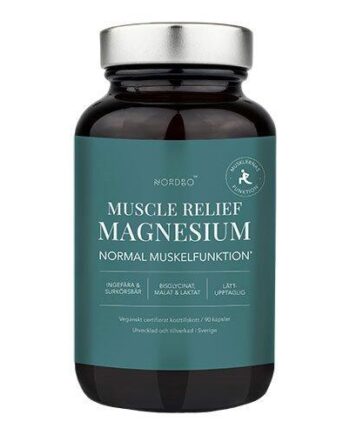 Nordbo Muscle Relief Magnesium  90kap