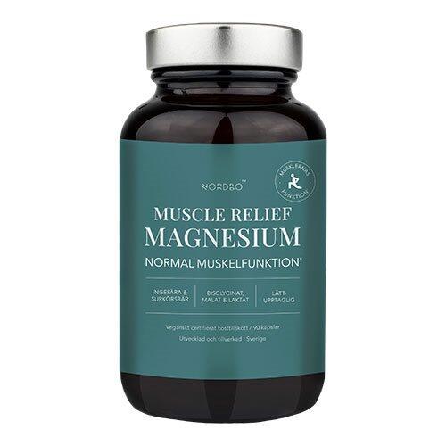 Nordbo Muscle Relief Magnesium  90kap