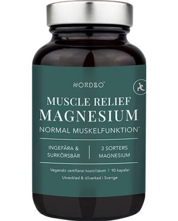 Muscle Relief Magnesium   90 Kapsler