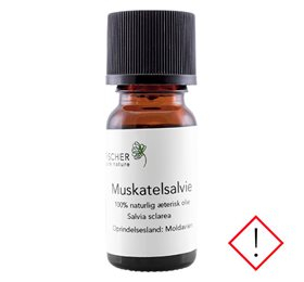 Fischer Pure Nature Muskatelsalvieolie æterisk  Bull  10ml