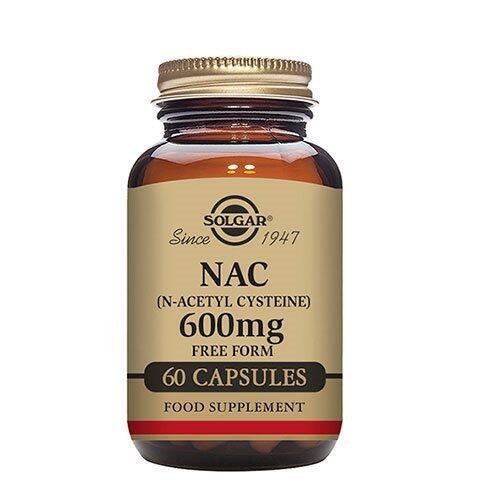 Solgar Nac  N Acetyl Cysteine  600 Mg  60kap
