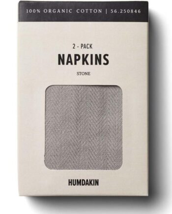 Humdakin Stofservietter 2 Pak  Stone