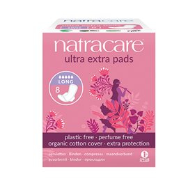Natracare Bind Long Ultra Extra M  Vinger 8 Stk  Dato 16 9 2025