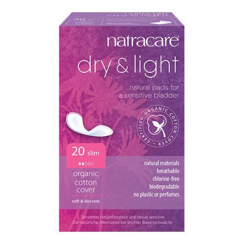 Natracare Dry   Light 20 Stk   Inkontinens  Indpakket Enkeltvis 1 Pk