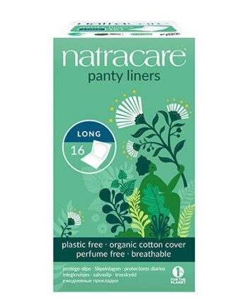 Natracare Trusseindlæg Long 16 Stk Panty Liner   1 Pk