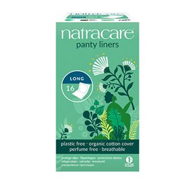Natracare Trusseindlæg Long Panty Liner 16 Stk