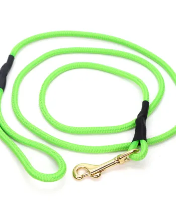 Neongrøn Hundesnor Med Karabinhage 8 Mm X 180 Cm
