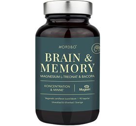 Nordbo Brain   Memory Magnesium 90 Kap