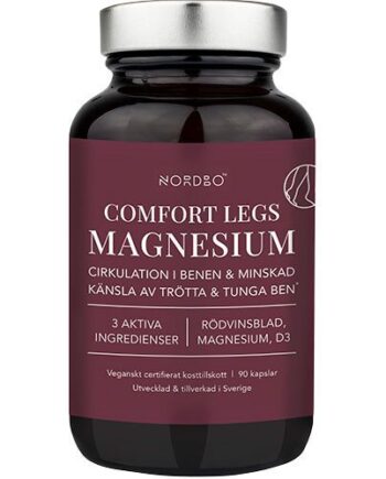 Nordbo Comfort Legs Magnesium   90 Kapsler