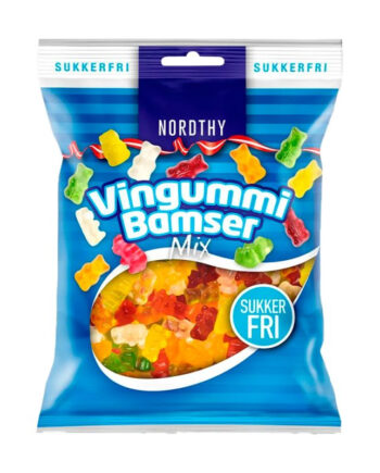Nordthy Sukkerfrie Vingummibamser  Bull  80g     3 For Kr  49 95