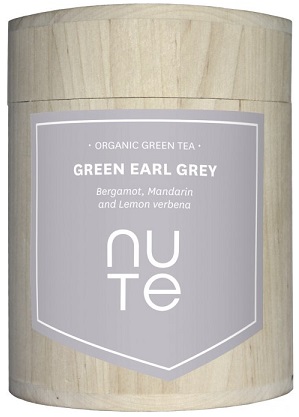 Nute Green Earl Grey   Grøn Te ø  100g