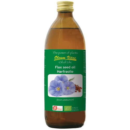 Oil Of Life Ren Hørfrø økologisk   500 Ml
