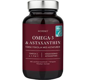 Nordbo Omega 3 Astaxanthin 90kap
