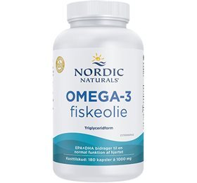 Nordic Naturals Mega 3 Fiskeolie  180kap