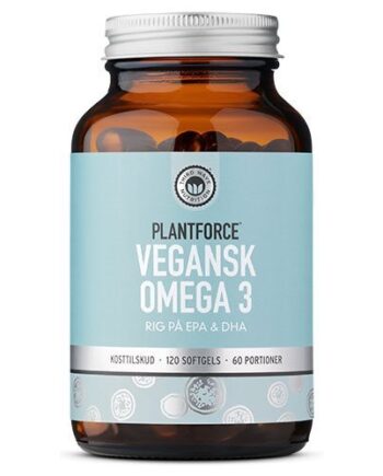 Plantforce Omega 3  Vegansk Epa   Dha    120 Kapsler