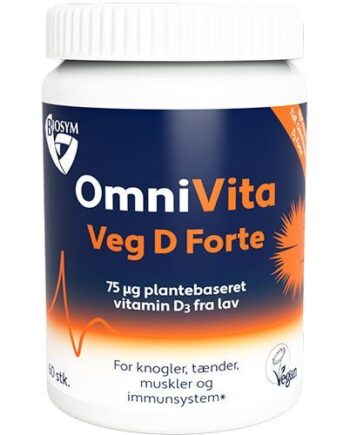 Omnivita Veg D Forte   60 Kapsler