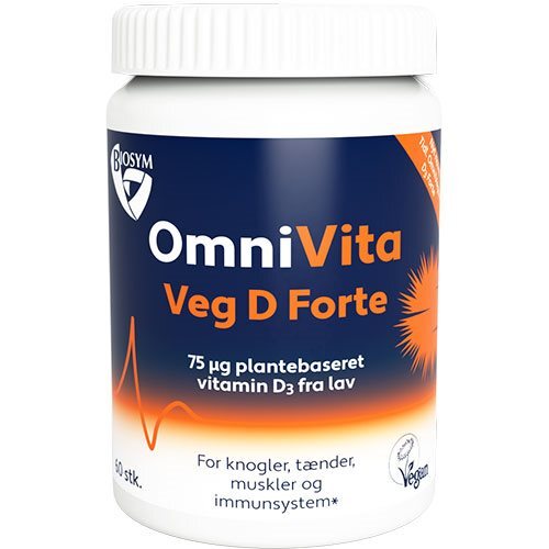 Omnivita Veg D Forte   60 Kapsler