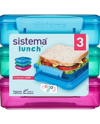 Sistema Opbevaringsboks Sandwich  3 Pak