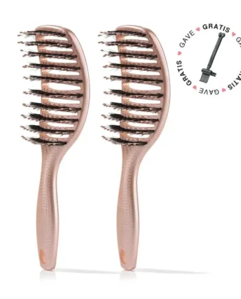 2 Stk  Curvy Brush   Gratis Gave   2 Stk Shiny Rose  Spar 23    Gratis Cleaning Brush