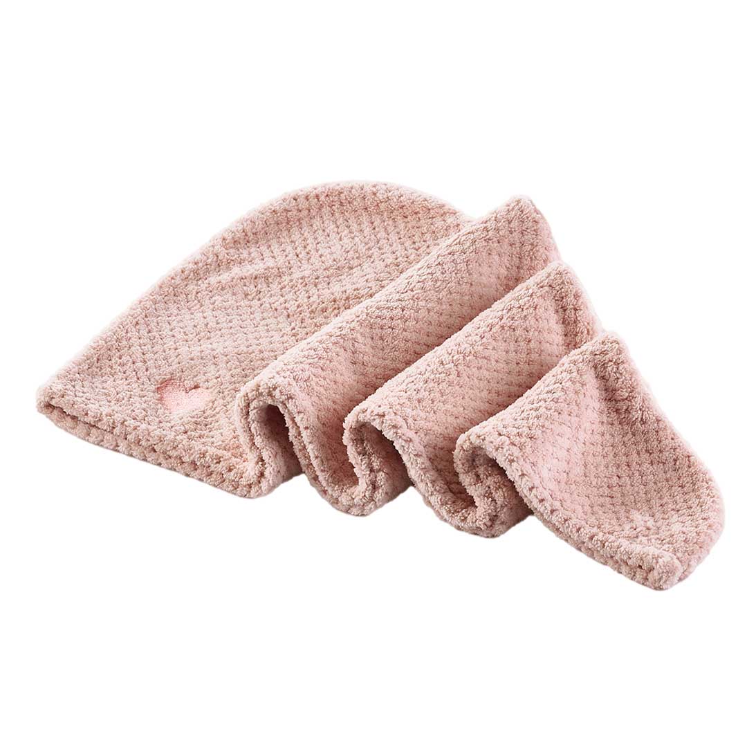 Mikrofiber Håndklæde Til Hår   Rosa