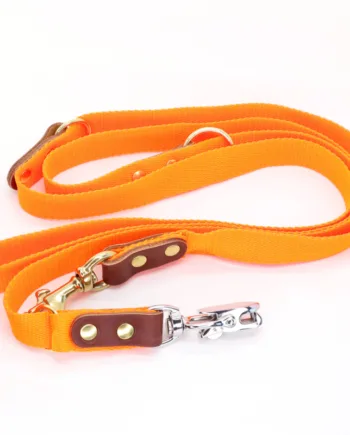 Orange Hundesnor   Markprøveline Med Quickudløser 25mm X 250 Cm