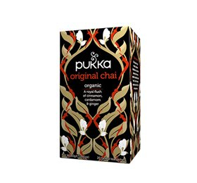 Pukka Original Chai Te ø Sort Te  Kanel   Kardemomme  Bull  20 Br