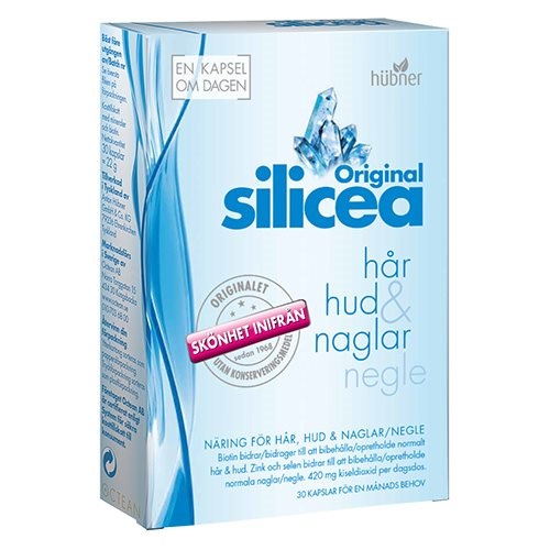Original Silicea Hud  Hår   Negle  30 Kap   30 G