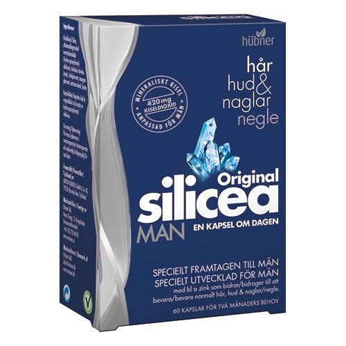 Original Silicea Man Hud  Hår   Negle 60 Kap   44 G