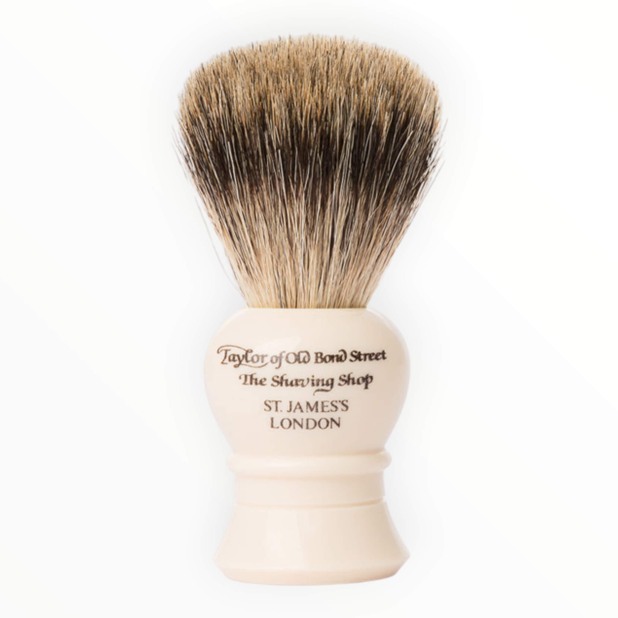 Taylor Of Old Bond Street Barberkost  Pure Badger  Traditional  S  Ivory