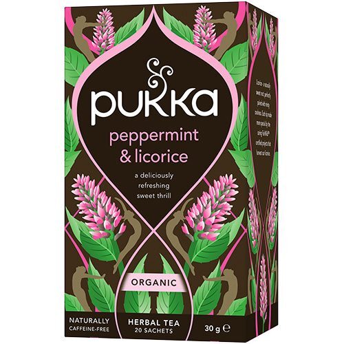 Pukka Te Peppermint   Licorice Te   20 Breve