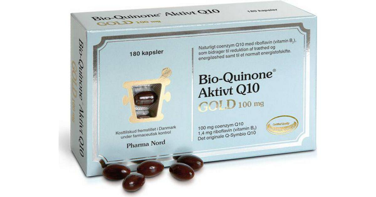 Pharma Nord Bio Quinone Aktivt Q10 Gold 180 Kapsler