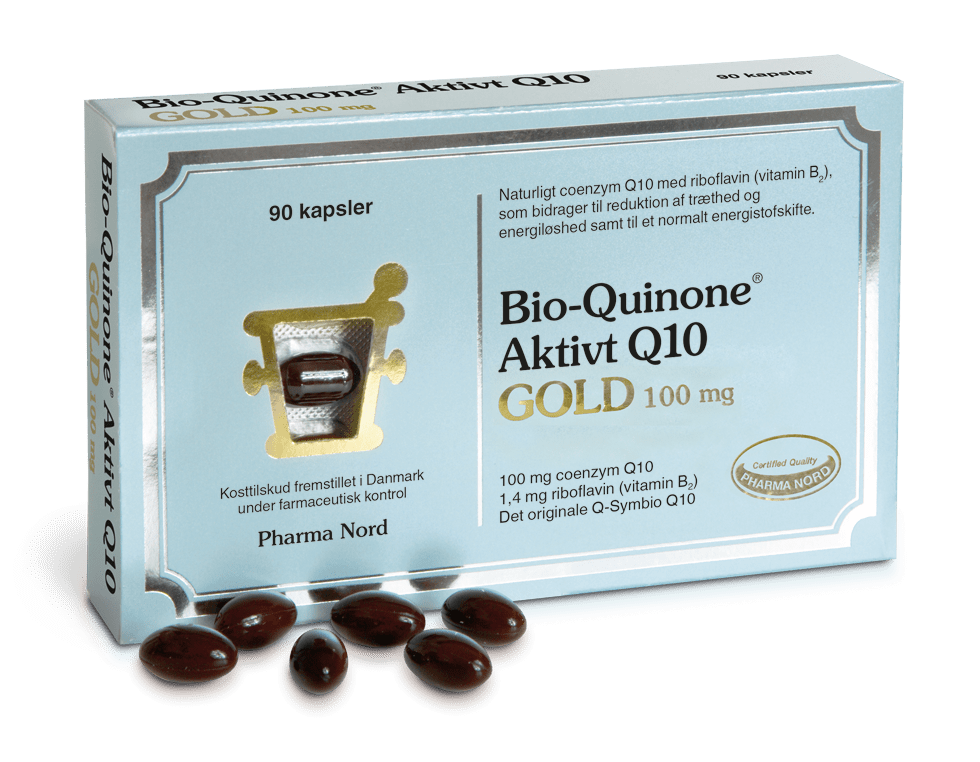 Pharma Nord Bio Quinone Aktivt Q10 Gold 100 Mg 90 Kaps