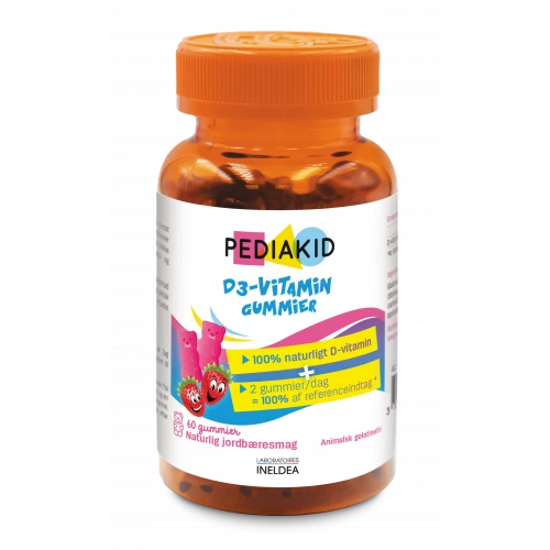 Pediakid D3 Vitamin Kosttilskud I Form Af Gummies 60stk
