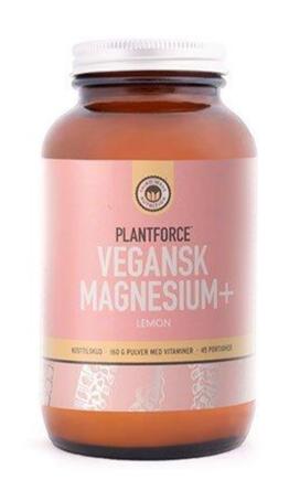Plantforce Vegansk Magnesium   Lemon  160g