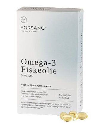 Porsano Omega 3 Fiskeolie  60kap