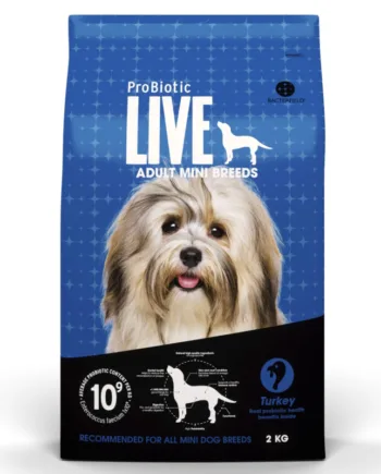 2 Kg Probiotic Live Adult Mini Breeds   Voksenfoder Med Kalkun