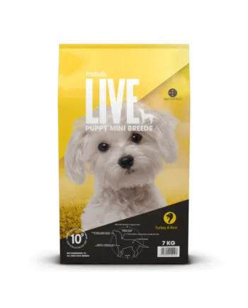 2 Kg  Probiotic Live Puppy Mini Breeds   Hvalpefoder Med Kalkun Til Små Hunderacer