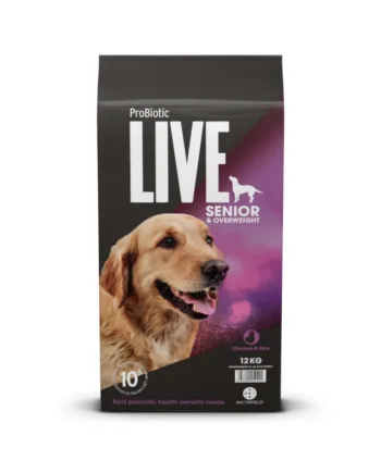 12 Kg  Probiotic Live Senior Eller Overvægtige