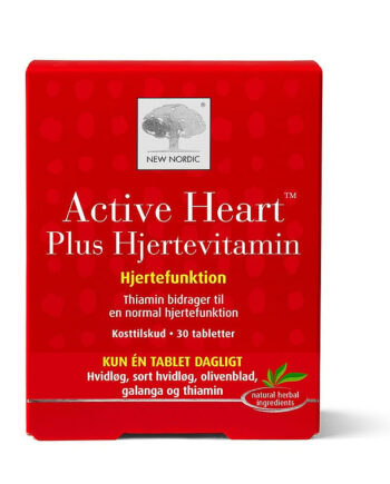 New Nordic Active Heart Plus Hjertevitamin 30 Tabl