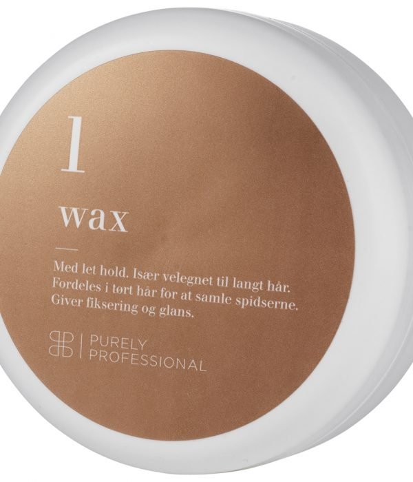Purely Professional Wax 1 Hårvoks Med Let Hold 80 Ml