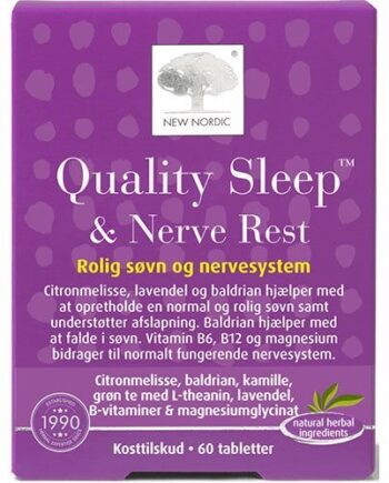 Quality Sleep   Nerve Rest   60 Tabletter