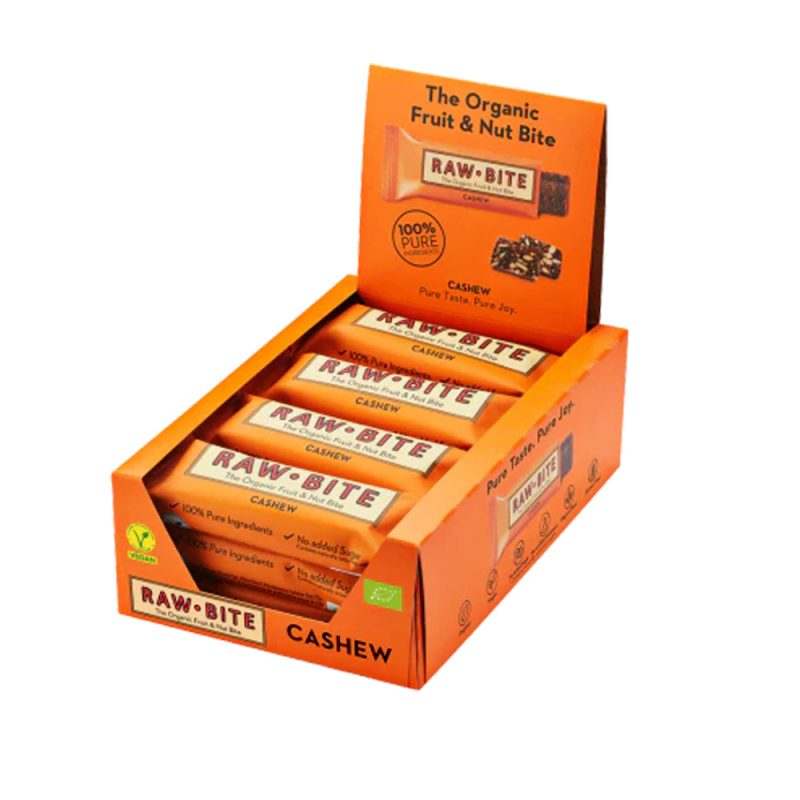 Rawbite Cashew Bull 50 G Køb 12 Stykker Spar 10