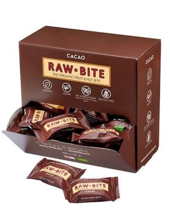 Rawbite Officebox Cacao 45x15g økologisk