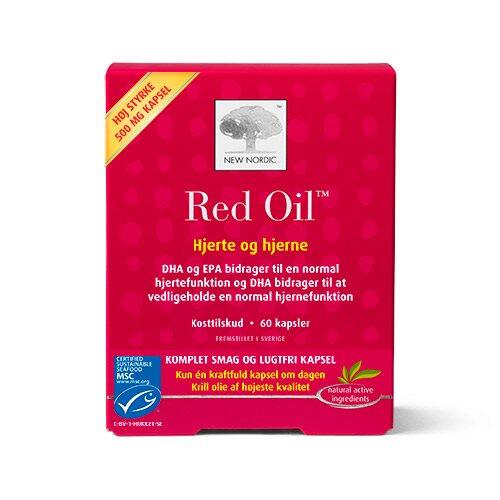 Red Oil Omega 3 Krill Olie   60 Kapsler